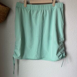 Chico's Zenergy Frosted Jade Ruched Activewear Skirt